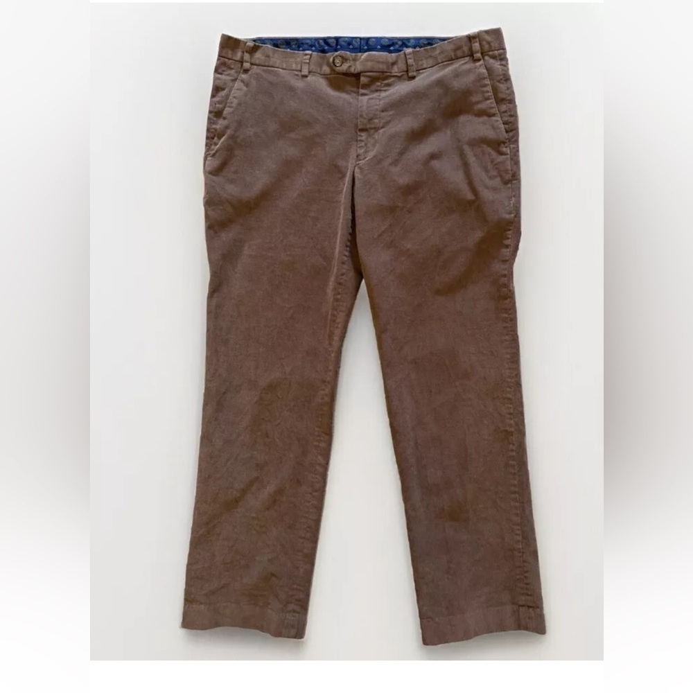 Ralph Lauren Men’s Corduroy Pants Sz 36 Slim Preppy Heritage Academia Brown